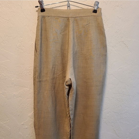 Handmade Linen Pleated Pants 25 - Picture 7 of 8
